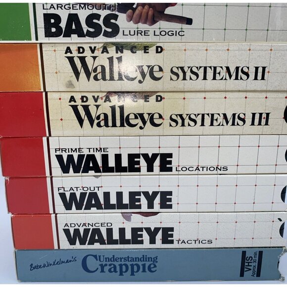 10 Fishing VHS In-Fisherman Walleye Largemouth Bass Pike Crappie Videos - Picture 4 of 15
